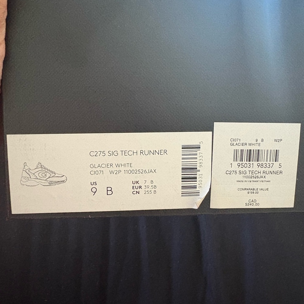 Coach Runner Canvas Sneaker & Purse On A Chain SET - Picture 8 of 11